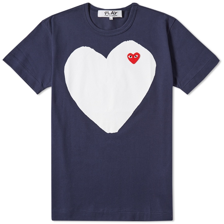 Photo: Comme des Garcons Play Solid Heart Logo Tee