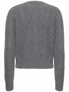 RABANNE Wool & Cashmere Knit Sweater with crystals