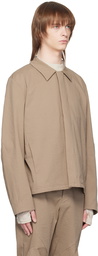 Post Archive Faction (PAF) Taupe Zip Jacket