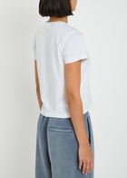Alexanderwang.t Logo-appliquéd Cotton T-shirt White