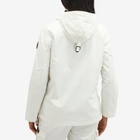 Napapijri Women's Rainforest Nylon Windbreaker Jacket in White Whisper