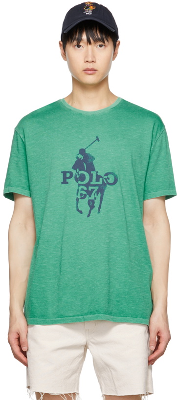 Photo: Polo Ralph Lauren Green Big Pony T-Shirt