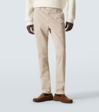 Canali Cotton straight chinos