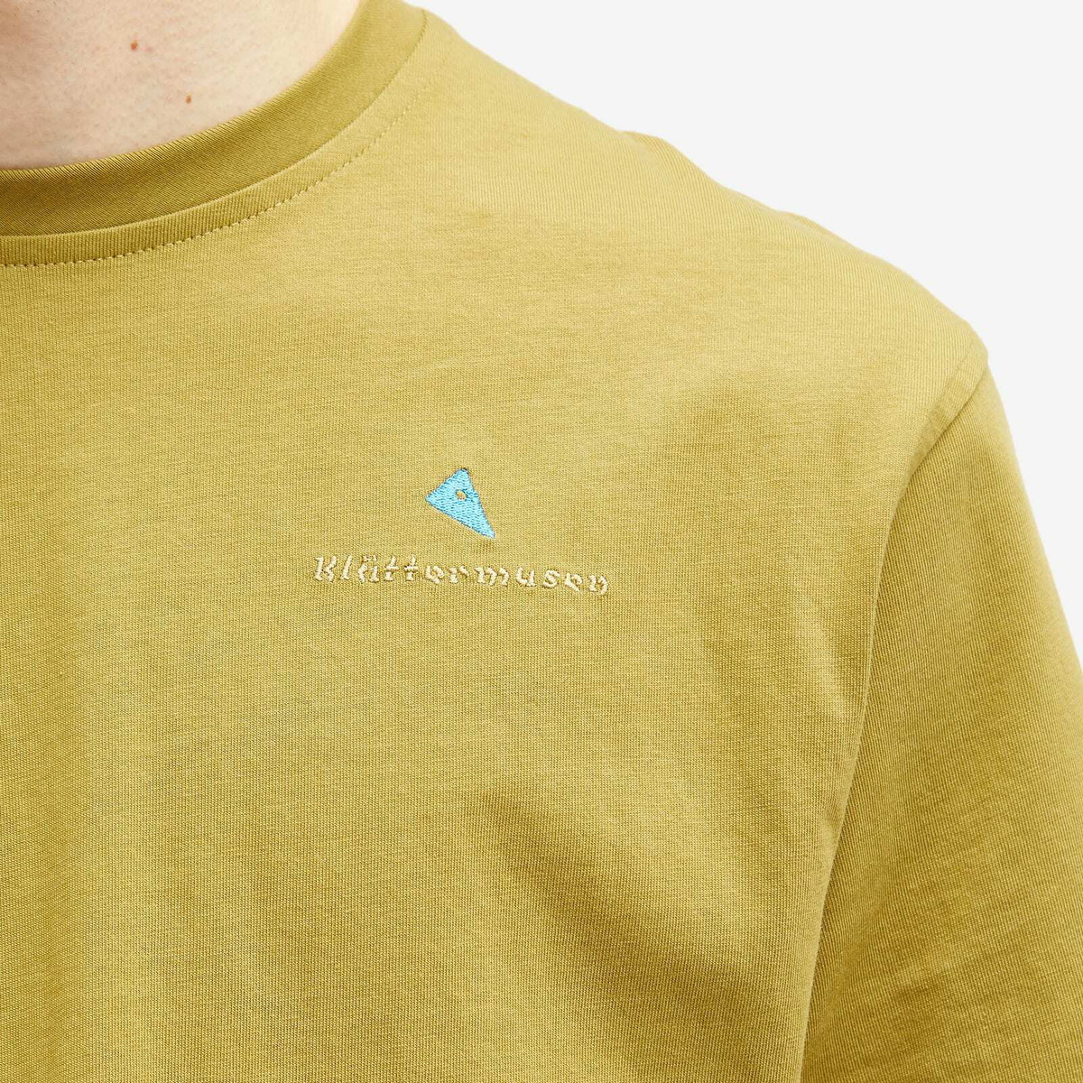 Klättermusen Men's Root Logo T-Shirt in Meadow Green