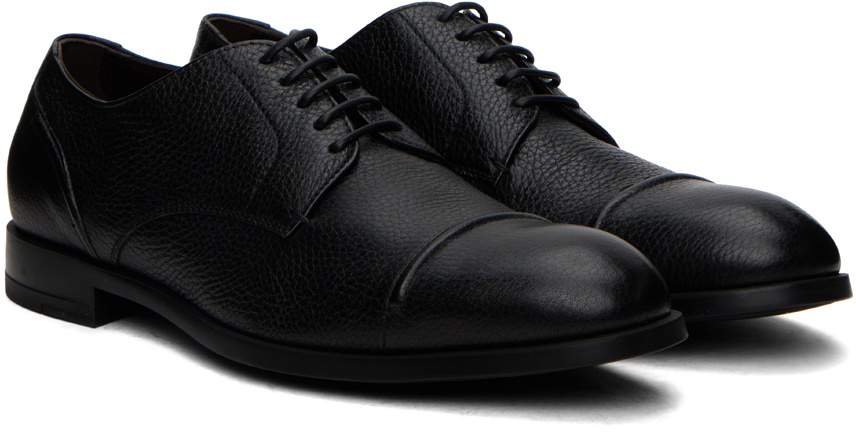 ZEGNA Black Siena Derbys