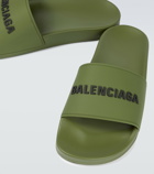 Balenciaga - Pool logo rubber slides