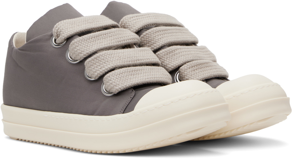 Rick Owens DRKSHDW Gray Hollywood Jumbo Lace Puffer Low