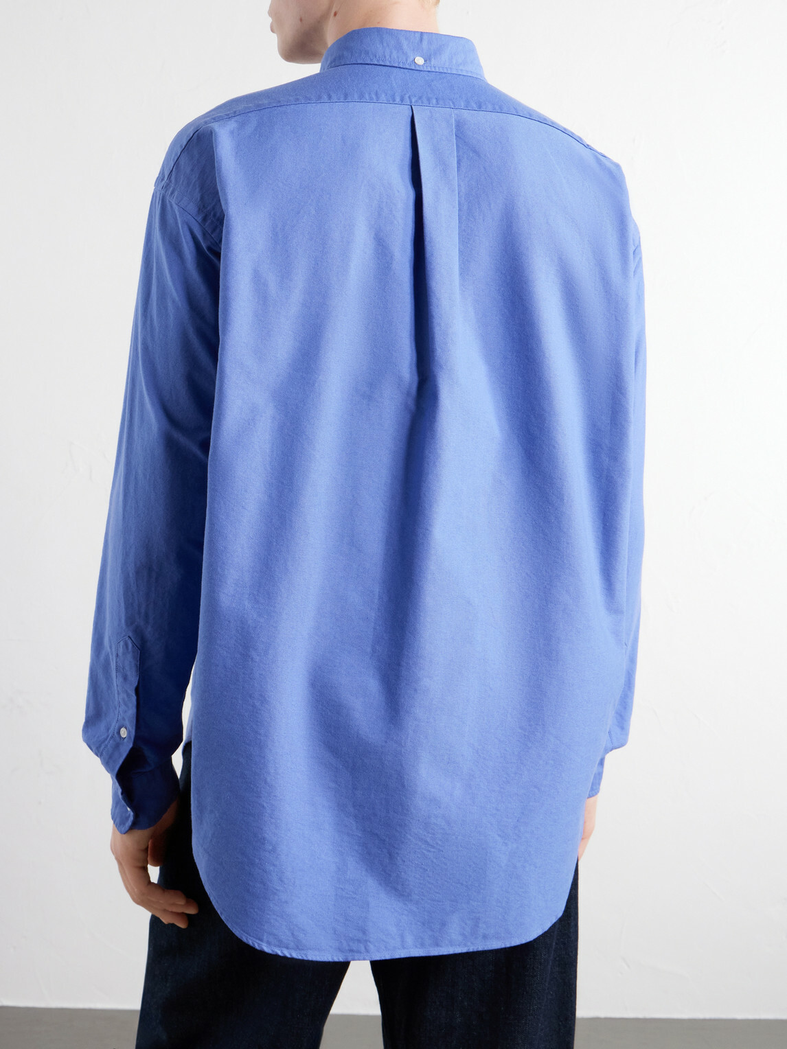 Graphpaper - Cotton-Oxford Shirt - Blue