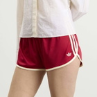 Adidas Women's 3 Stripe Sprinter Short in Team Victory Red/Warm Vanilla
