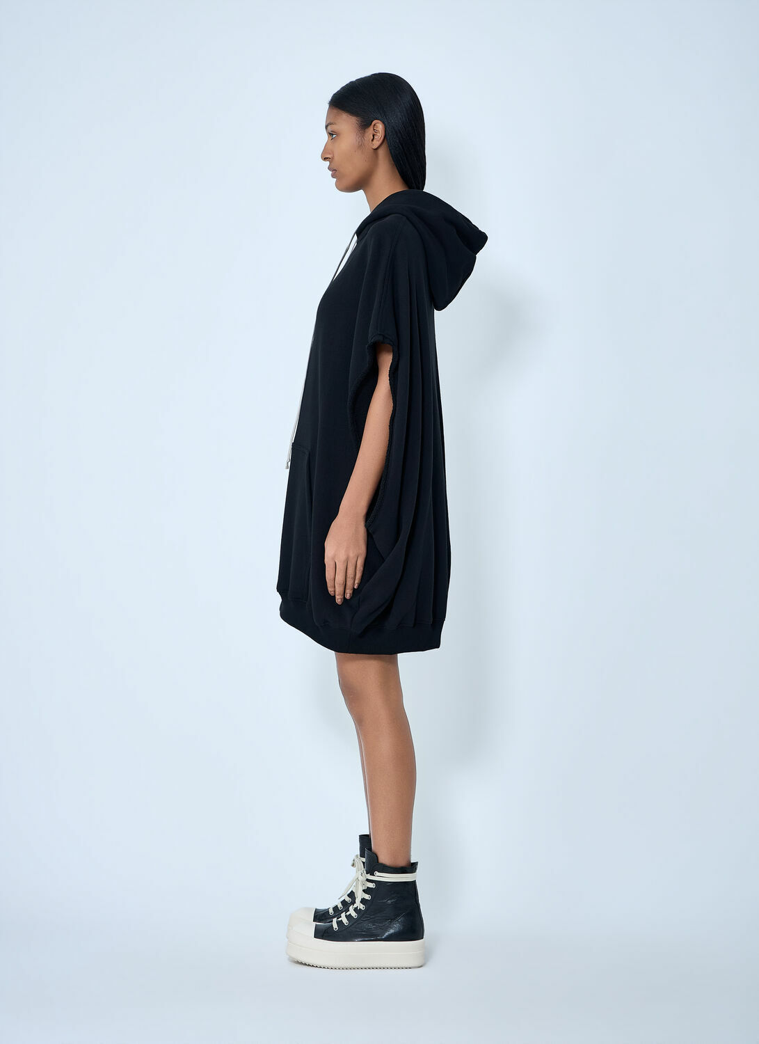 Rick Owens Hooded Cape T-Shirt