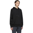 Helmut Lang Black Sport Stripe Hoodie