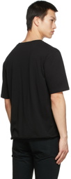 Saint Laurent Black Cotton T-Shirt