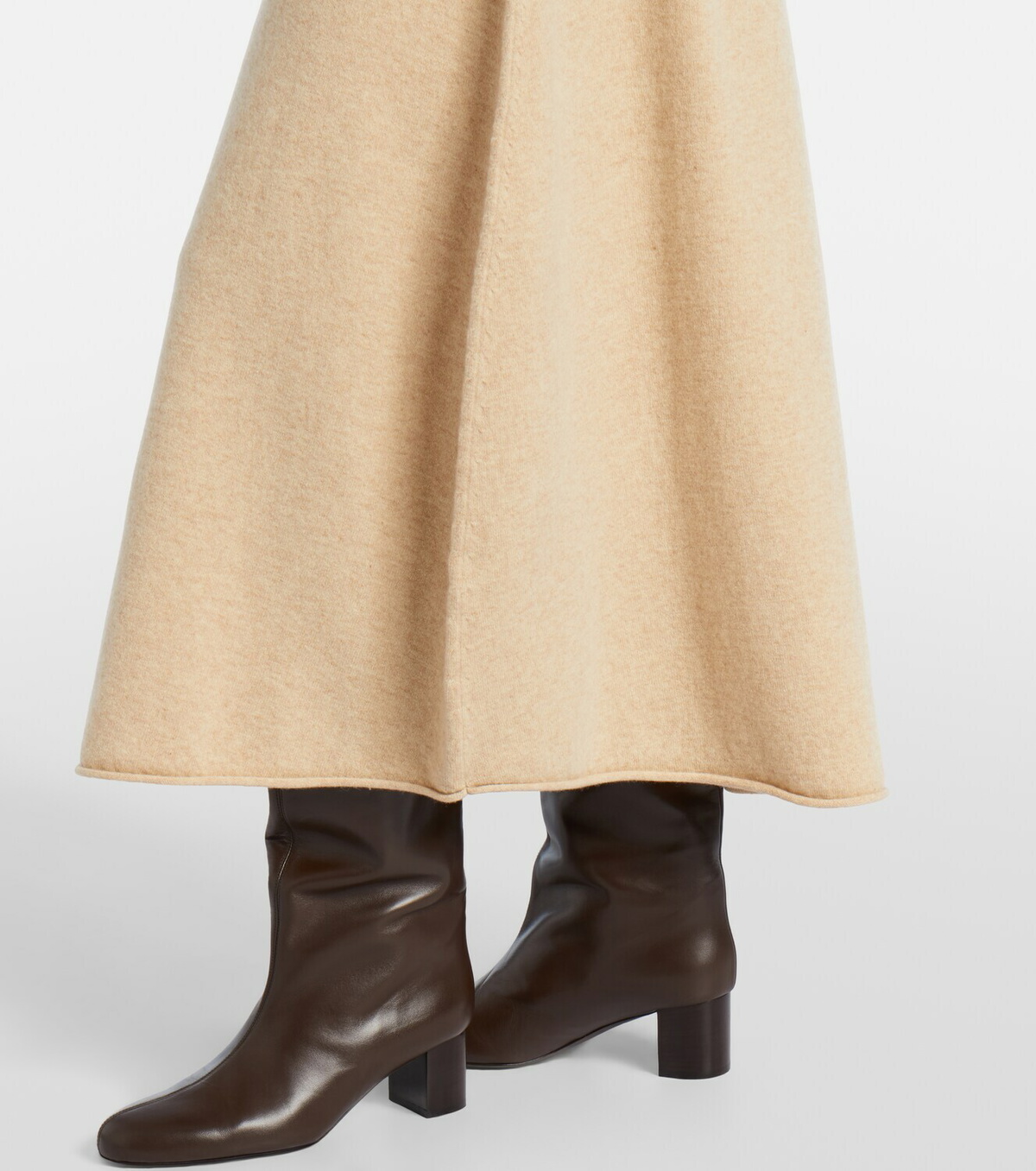 Extreme Cashmere N°388 Ease cashmere-blend maxi skirt