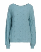Manila Grace Womens Sweater Light in Blue