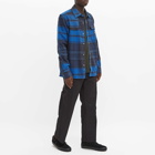 Dickies Men's Nimmons Check Shirt in Dark Navy