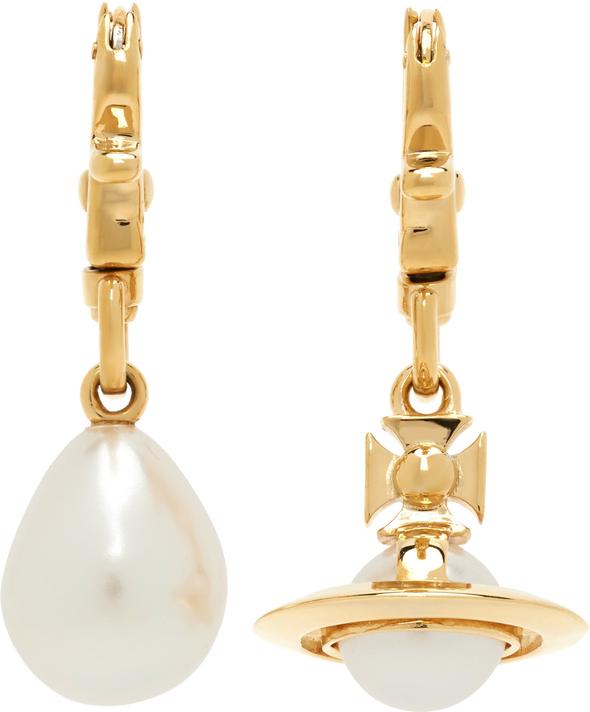 Vivienne Westwood ISMENEクリスタルピアス VIVIENNE WESTWOOD - Ismene Drop Crystal Earrings Vivienne Westwood