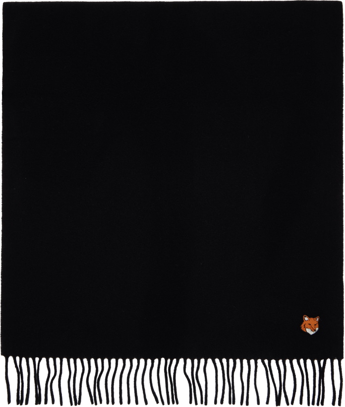 Photo: Maison Kitsuné Back Fox Head Scarf