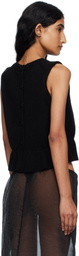 Cecilie Bahnsen Black Bill Vest