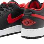 Air Jordan Men's 1 Low BG Sneakers in Black/Fire Red