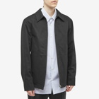 Jil Sander Men's Zip Wool Overshirt in Black