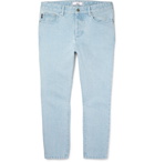 AMI - Cropped Tapered Denim Jeans - Men - Blue