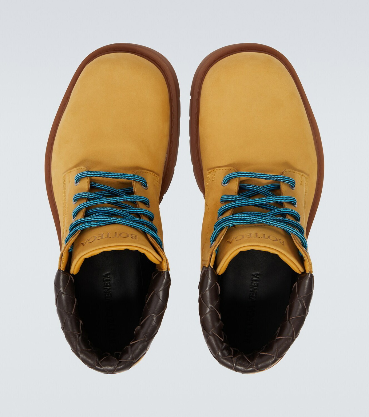 Bottega Veneta Haddock leather lace-up boots