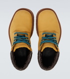 Bottega Veneta Haddock leather lace-up boots