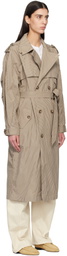 Isabel Marant Etoile Beige Chilma Trench Coat