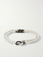 Mikia - Sterling Silver Magnesite Bracelet - White