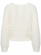 ALBERTA FERRETTI Wool Knit Crewneck Sweater