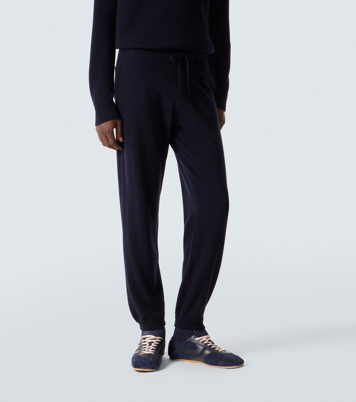 Allude Wool and cashmere sweatpants