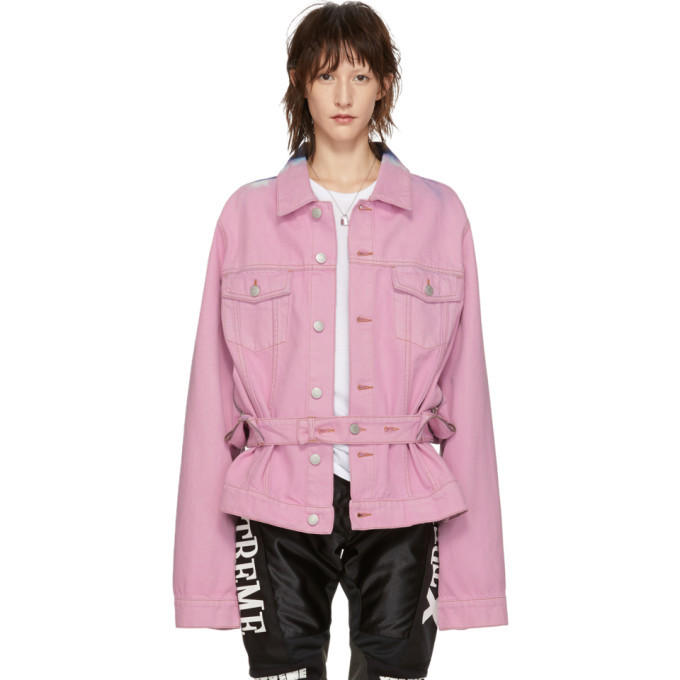 Photo: Martine Rose Pink Denim Tie-Dye Jacket