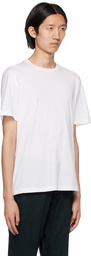 Brioni White Embroidered T-Shirt