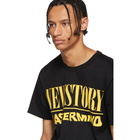 mastermind WORLD Black Newstory T-Shirt