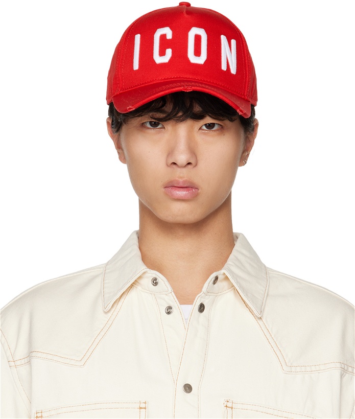 Photo: Dsquared2 Red 'Be Icon' Cap