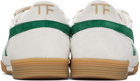 TOM FORD Green & White Jackson Sneakers