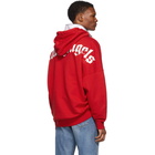 Palm Angels Red Logo Hoodie