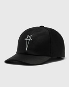 Rick Owens Embroideredwovenhat Baseballcap Black - Mens - Caps