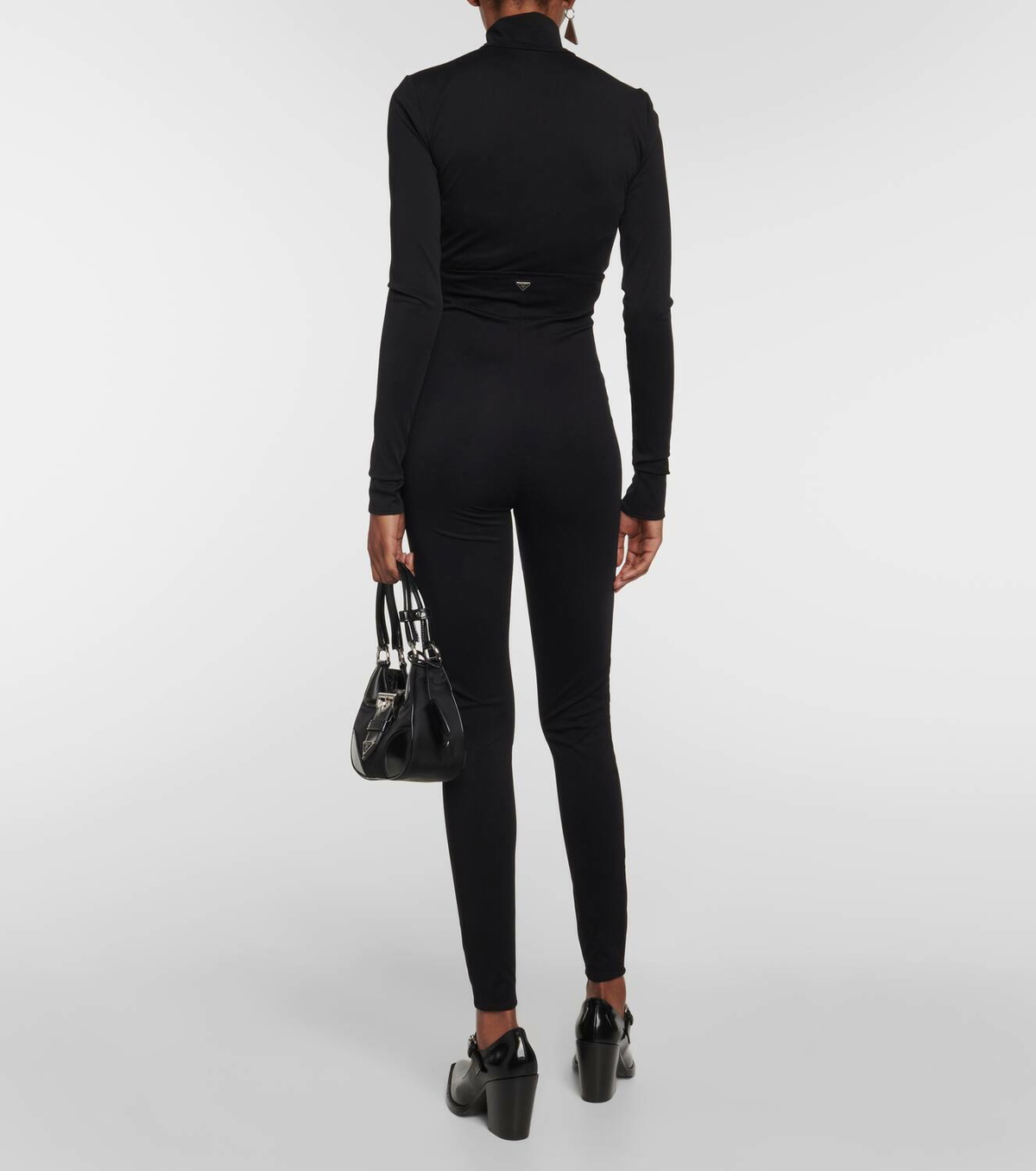 Prada Logo high-rise leggings
