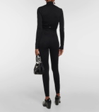 Prada Logo high-rise leggings
