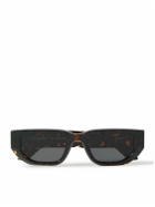 Off-White - Greeley Square-Frame Tortoiseshell Acetate Sunglasses