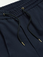 Paul Smith - Slim-Fit Wool Drawstring Trousers - Blue