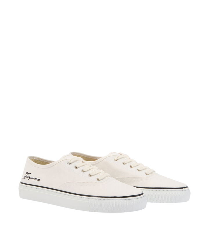 Photo: Jacquemus Embroidered canvas sneakers