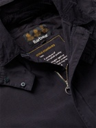 BARBOUR GOLD STANDARD - Beaufort Corduroy-Trimmed Cotton-Ripstop Hooded Jacket - Blue - S