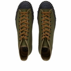 The Real McCoy's Men's Military Canvas Training Shoe Sneakers in Olive