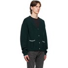 Second/Layer Green Slim Cardigan