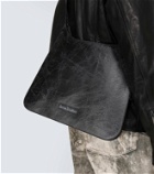 Acne Studios Platt distressed leather shoulder bag