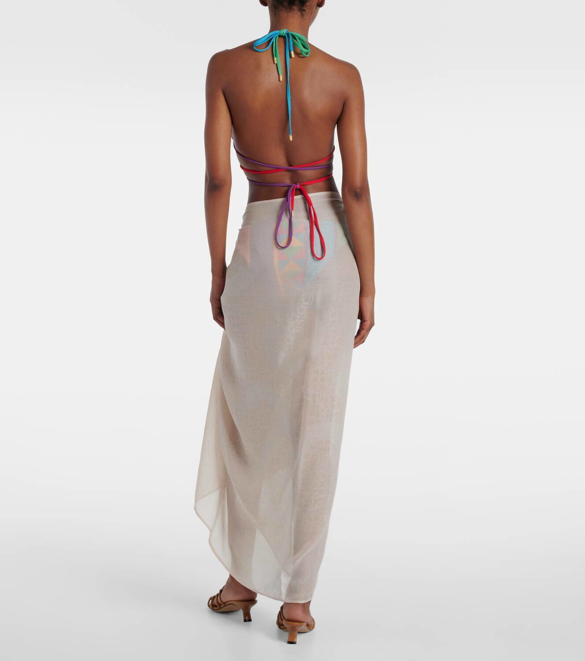 Loewe Anagram cotton beach cover-up