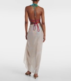 Loewe Anagram cotton beach cover-up