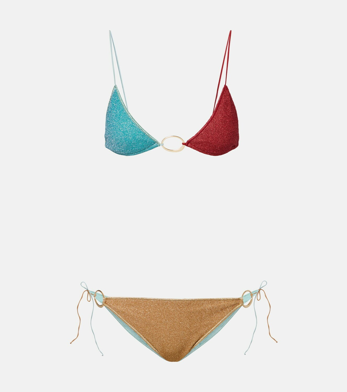 Oséree Lumière colorblocked bikini